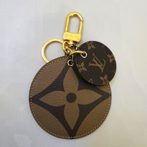Louis Vuitton Monogram Reverse Key Holder and Bag Charm